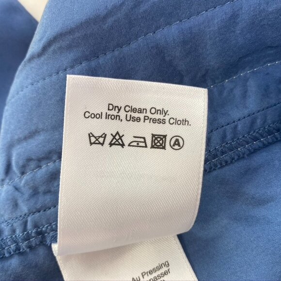 Edun Indigo Dye Silk Drawstring Pant - Picture 8 of 8